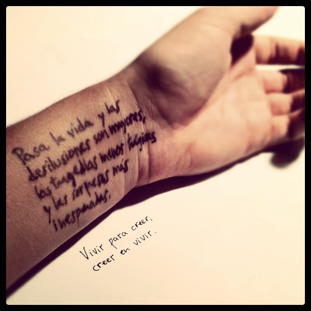 Creer Creer en vivir