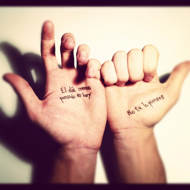 El día menos pensado es hoy